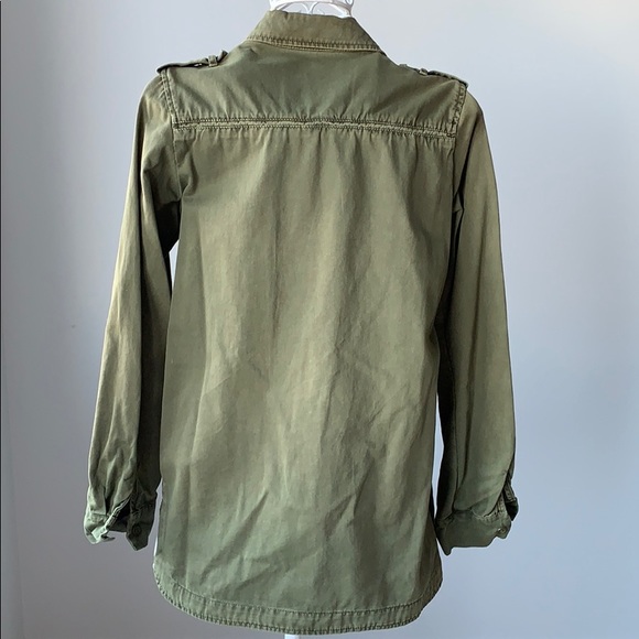 Zara Khaki Shirt/Blazer - Picture 4 of 7